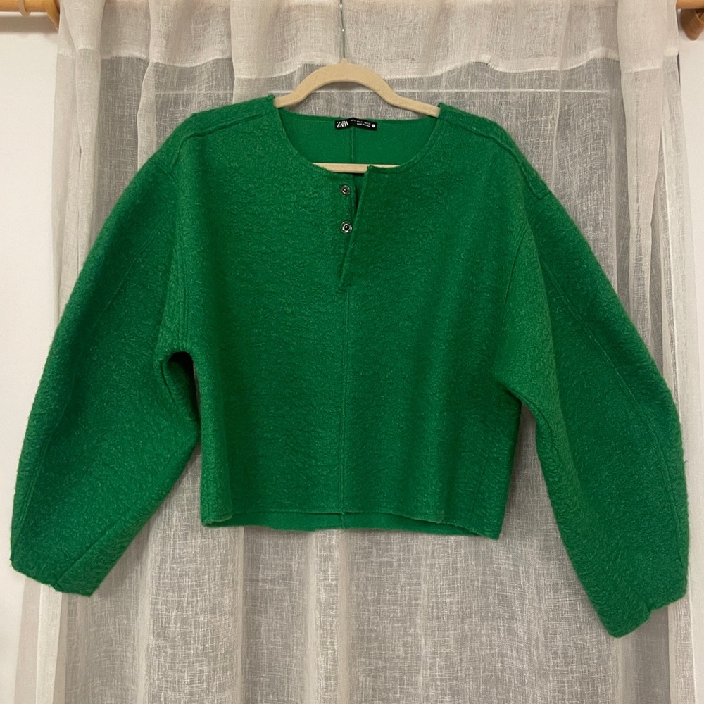 Zara Textured Sweater Pullover